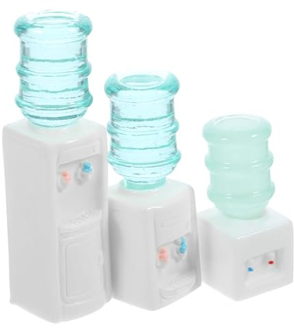Vaguelly Miniature Water Dispenser Toy Mini Water Dispenser for Desk Doll House Mini Water Dispenser Model Lightweight Decorative