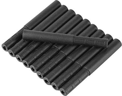 RANJOVER 10Pcs Golf Club Carbon Fiber 0.55 Extension Rods Kit Butt Extender Stick Shaft Putter Golf Accessories