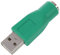 Kdouehg PS2 weiblich zum USB maennlichen Adapter Konverter Fuer Tastatur-Maus Maus