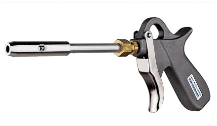 Guardair LZR650006AA Lazer Series Pistol Grip Safety Air Gun, Aluminum Venturi Nozzle with 6 Extension, 1/4 FNPT Inlet, Lightweight and All Metal Construction
