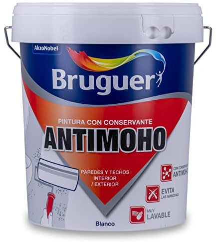 Bruguer Pintura con Conservante Antimoho Mate Blanco 15 L