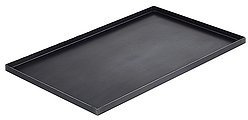 De Buyer - 5362.40 - Platte mit gerader Kante aus Stahlblech - L 40 cm/B 30 cm/H 2 cm