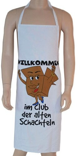 Küchenschürze WILLKOMMEN IM CLUB DER ALTEN SCHACHTELN, 55306