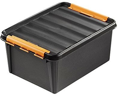 Orthex Smart Store PRO 15 Clipbox, PP, schwarz, 40 x 30 x 19 cm