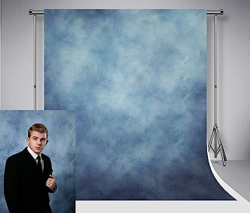 Kate Hintergründe Blau 2x3m/6.5x10ft Fotografie Hintergrund Fotobox Requisiten Abstrakte Mikrofaser Porträt Hintergründe Baby Leinwand Hintergrund Fotostudio