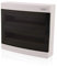 ‎Intratec Sicherungskasten Aufputz, IP40 – Verteilerkasten Gehäuse innen, Verteilerkasten mit transparenter Tür für Trockenraum-Installation, 2-reihig, 36 Module, 361 x 396 x 112 mm, Weiß