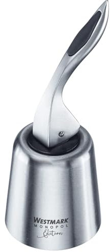 Westmark Flaschenverschluss, Monopol Edition, Rostfreier Edelstahl/Silikon, Campana, Silber/Schwarz, 61873360
