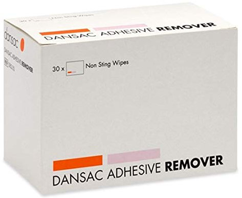 Dansac Adhesive Remover Non Sting Single Use Wipes 082-30 (x30)