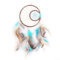 INTVN Traumfänger, Roter Traumfänger Dream Catchers Handgemachter Traumfänger für Wand Zimmer Auto Deko Ornament Geschenk