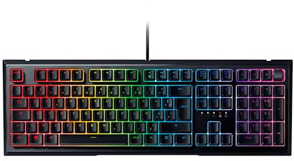 Razer Ornata V2 - Clavier de jeu mécanique, RGB Chroma, repose-paume, clavier AZERTY