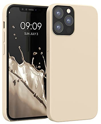 kwmobile Case Compatible with Apple iPhone 12 / iPhone 12 Pro Case - TPU Silicone Phone Cover with Soft Finish - Mother Of Pearl