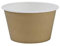 FourniResto - Gobelet à café 10 cl - Recyclable Carton Couleur Kraft Intérieur Blanc - Lot de 50 Ecologique