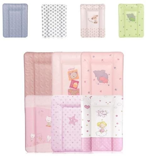 Lorelli Kinder Wickelauflage Softy 50 x 70 cm waschbar gepolstert erhöhter Rand, Farbe:pink