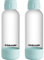 Drinkmate Soda Maker Carbonation Bottles (2 Pack) (1 L, Arctic Blue)