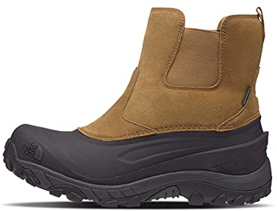 The North Face Men's Chilkat V Lace-Up Waterproof Snow Boot | 200g of Premium Insulation, Utility Brown/TNF Black, 12