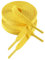 VSUDO 160 cm Länge Gelb Flach Sneaker Schnürsenkel, 8mm Breite Gelb Turnschuhe Schuhband, Golden Yellow Sneaker Shoelace, Ersatz Sportschuhe Schnürsenkel für Frauen oder Männer (2 Paare-Gelb-160cm)