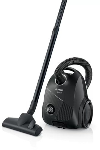 Bosch Serie 2 BGBS2BA1P, Aspirapolvere con Tasca, Nero