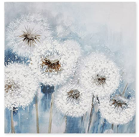 Diamond Painting Eckige Steine Pusteblume 40x40 cm Square Drill Diamond Painting Löwenzahn Diamant Gemälde Malen Nach Zahlen DIY Diamant Painting Bilder Mosaikherstellung Kreuzstich Set Vorgedruckt