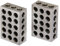 BOKA 2pcs 25 x 50 x 75 mm Stahlgehärtete metrische Präzisionsblöcke，23 Löcher Fräsen Parallel Spannblock，Parallelblöcke Metrische, Spannblöcke Metrisch, Fräsmaschinenzubehör für Fräsmaschinen