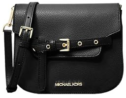 Michael Kors Emilia Small Logo Crossbody Bag (Schwarz), Schwarz, Small