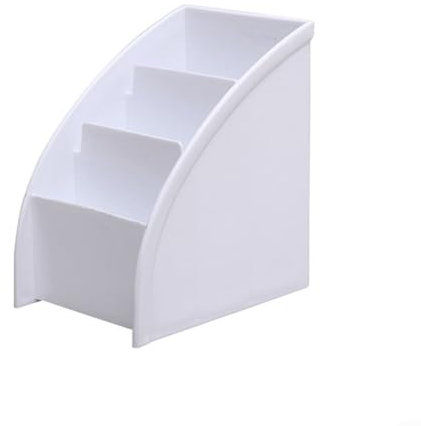 HEIBTENY Organizador de escritorio para TV, mando a distancia, papelería, caja de lápices, contenedor, aire acondicionado, soporte de mesa, caja de almacenamiento ()