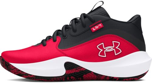 Under Armour Unisex Grade School Lockdown 7, (600) Red/Black/White, 5.5, US