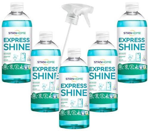 STANHOME Express Shine Nettoyant bain anti-calcaire détartrant, nettoyant Wc, élimine la saleté et le calcaire (500 ml) (5)