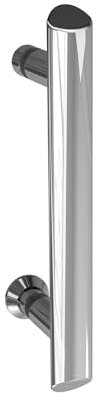 AQUABATOS Duschtürgriffe 145mm Lochabstand Stangengriffe aus Edelstahl Chromoptik Design Duschkabine Griff Türgriff Edelstahlgriff Bügelgriff
