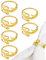 Metal Napkin Rings Serviettenringe 6 Stück Ramadan Letter Metall Serviettenring Set, Metall Serviettenringen, Serviettenhalter Schnalle für Hochzeit Ramadan Abendessen Bankett Zuhause Tisch Party
