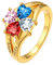 Supcare Frauen Ring mit Herz Geburtsstein Namensring Ring mit Gravur Text 925 Eheringe Solitaire Ring Memoirering Goldring Trauring Hochzeitsringe Ewigkeit Personalisiert Schmuck für Hochzeit