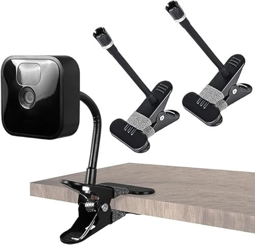 2 Stück Flexible Halterungen, Kamerahalterung Metall Flexible Klemmhalterung Flexible Halterung Flexible Clip Clamp Mount für Blink XT/XT2 Blink, Mini und Blink New Blink Outdoor/Indoor