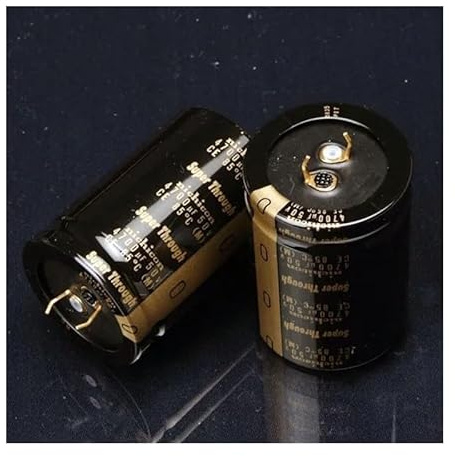 2PCS/10PCS 4700Uf/50V Through Audio electrolytic capacitor CZAOINCU(One Size)