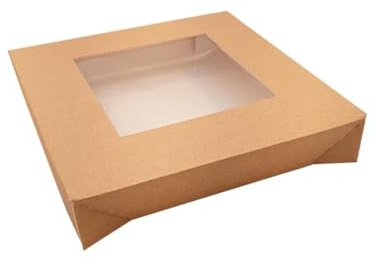 Huhtamaki Taste Hot Box Lid (Pack 320) | Ensures secure food service delivery and takeaway operations, keeping orders contained and fresh for catering setups.