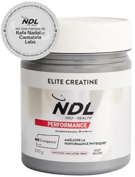 NDL Pro-Health Creatina monohidratada Creapure® en polvo - Mejora el rendimiento físico en ejercicios de alta intensidad – Creatina pura en polvo sin aditivos - Sin sabor - 300gr – 100 dosis