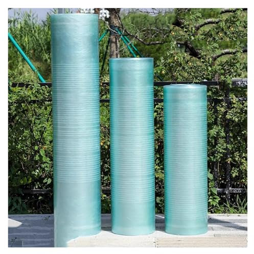 bujnie Gewellte Dachpaneele Gewächshaus-Überdachung 0.8mm Wetterfest Ersatz-Schuppenplatten, für Garagen, Vordächern, Anpassbar (1x8m/3.28x26.24ft)