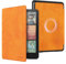 CoBak Wireless Charge Converter Case for 7 Kindle Paperwhite 12th Gen 2024 and Kindle Colorsoft, Qi-Enabled, Compatible with iPhone MagSafe/PopSockets Grip/Anker Wireless Charging Pads, Orange