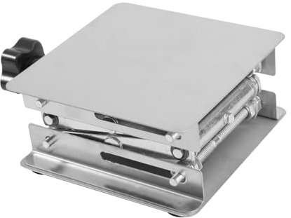 Mobestech Hebebühne Aus Edelstahl Für Labor Wissenschaftlicher Scherenwagenheber Labor-scherenwagenheber Laborheber Mit Verstellbarem Schraubknopf Für Sanfte Höheneinstellung