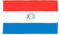 AZ FLAG – Lote de 2 banderas de Paraguay – 90 x 60 cm – Bandera Paraguaya 100% poliéster con ojales metálicos integrados