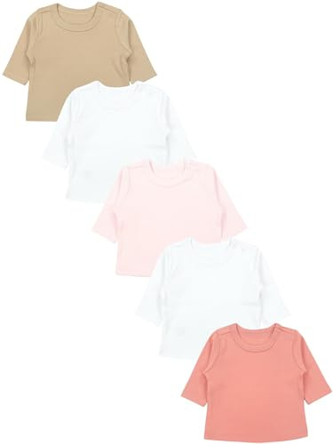 TupTam Baby Mädchen Langarmshirt 5er Set