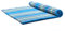 Leewadee Faltbare Bodenmatratze - Japanischer Rollbarer Futon - Tatami Faltmatte - Gästebett - Camping Matratze - Thai Massage Matte, Kapok Füllung, 190 x 145 cm, Hellblau