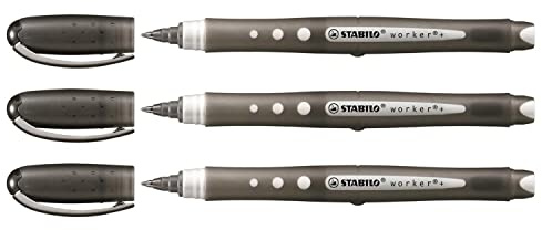Rollerball - STABILO worker+ colorful - Pack of 1 - Black