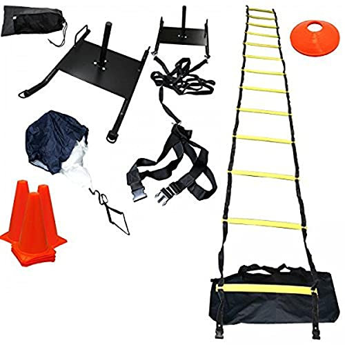 bluedot Potencia Comercial Trineo Velocidad Escalera Agilidad Conos Kit