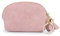Porte Monnaie Femme Rose avec Pendentif Portefeuille Pochette Petit Bourse Fermeture Eclair Cadeau Fille Anniversaire Fête