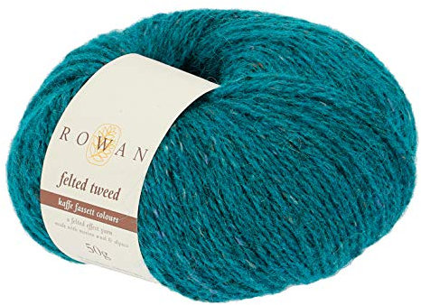 Rowan Z036000-00202 Handstrickgarn, 50% Wolle, Viskose, 25% Alpaka, Turquoise, onesize