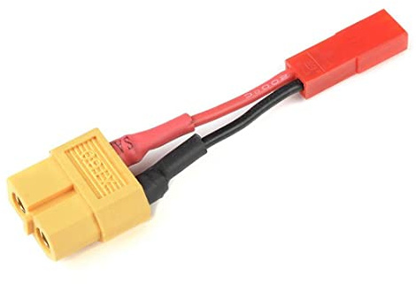 G-Force RC GF-1301-142 Power Adapterkabel XT-60 Buchse auf BEC Stecker 20AWG Silikon Kabel 1 St