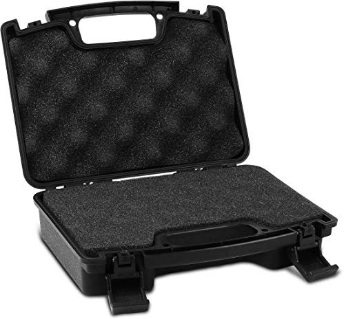 Storfisk fishing & more Kurzwaffenkoffer, abschließbar, für kleine bis mittelgroße Pistolen und Revolver, Farbe :Schwarz