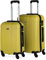 ITACA - Maletas de Viaje Rígidas ABS - Maleta de Viaje Cabina, Maleta Mediana y Maleta Grande - Asa Telescópica, 4 Ruedas Giratorias y Candado de Combinación, Amarillo, 55 cm + 63 cm