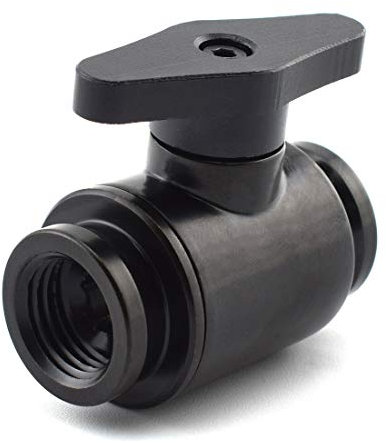 SDTC Tech G1/4 Zoll Kugelhahn Wasserabsperrventil für PC Wasserkühlsysteme