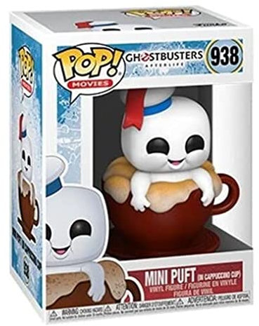 Funko Pop! Movies: Ghostbusters: After-Mini Puft in Cappuccino Cup - Ghostbusters Afterlife - Vinyl-Sammelfigur - Geschenkidee - Offizielle Handelswaren - Spielzeug Für Kinder und Erwachsene