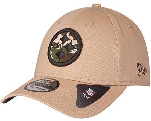 New Era 39Thirty Stretch Cap - CAMO Pittsburgh Steelers XS/S